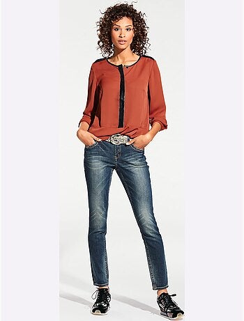 Jean Skinny - Taille Courte - Helline