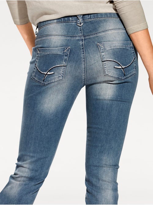 Jean skinny - taille courte - helline - Kiabi Jean skinny - taille courte - helline - Kiabi