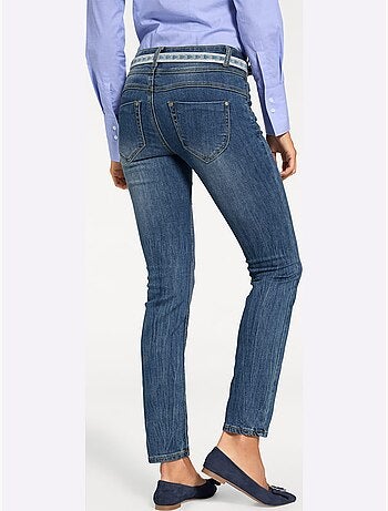 Jean skinny - taille courte - helline