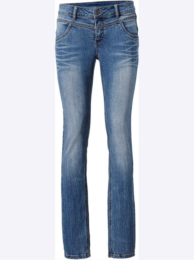 Jean skinny - taille courte - helline Bleu - Kiabi