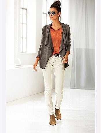 Jean skinny - taille courte - helline