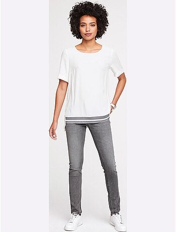 Jean skinny - taille courte - helline