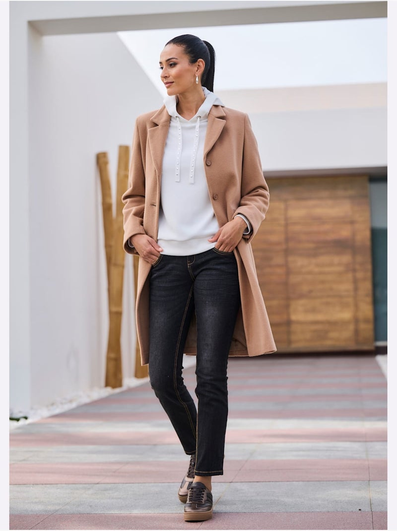 Jean skinny - taille courte - helline Noir - Kiabi