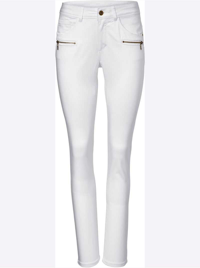 Jean skinny - taille standard - helline Blanc - Kiabi