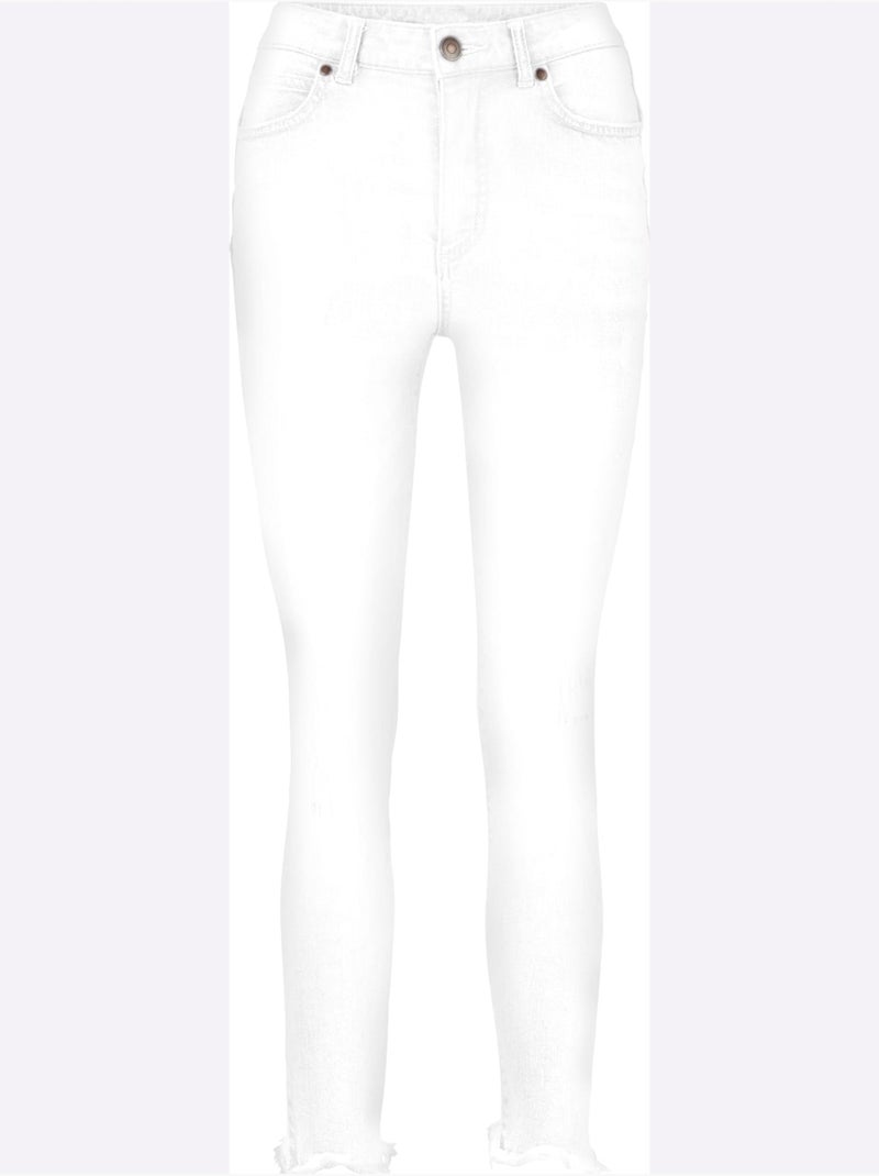 Jean skinny - taille standard - helline Blanc - Kiabi