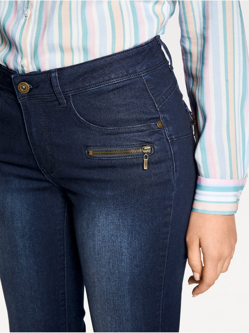 Jean skinny - taille standard - helline Bleu denim - Kiabi