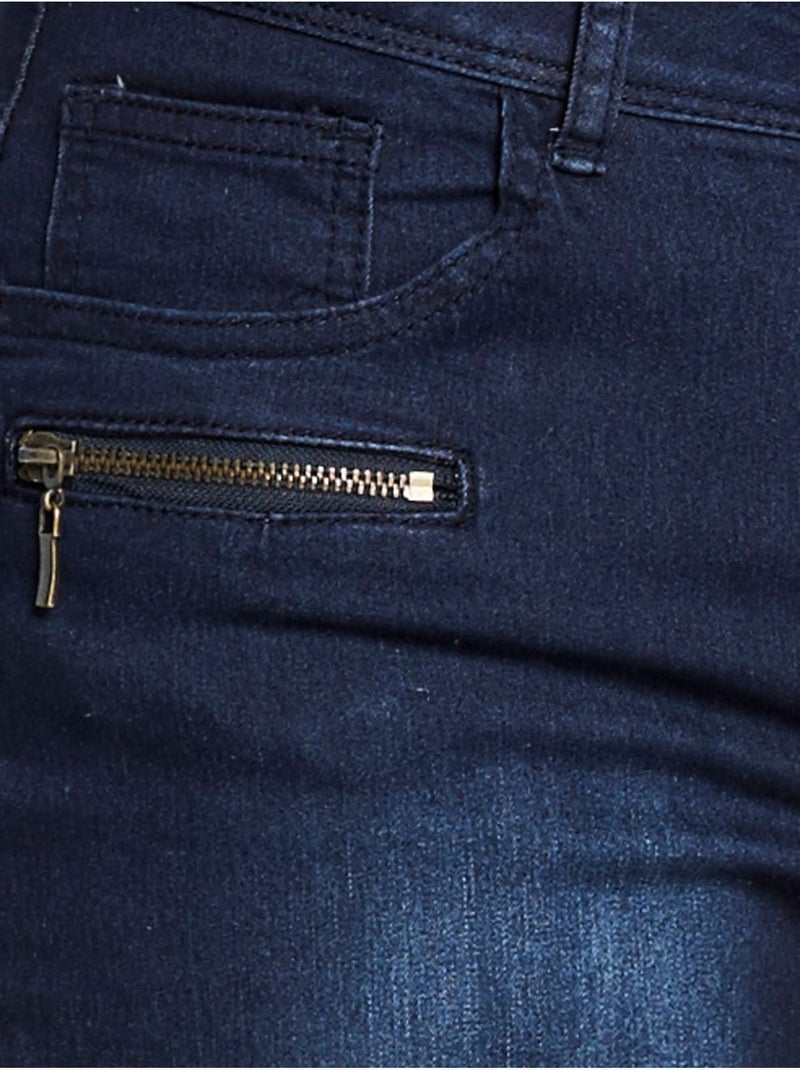 Jean skinny - taille standard - helline Bleu denim - Kiabi