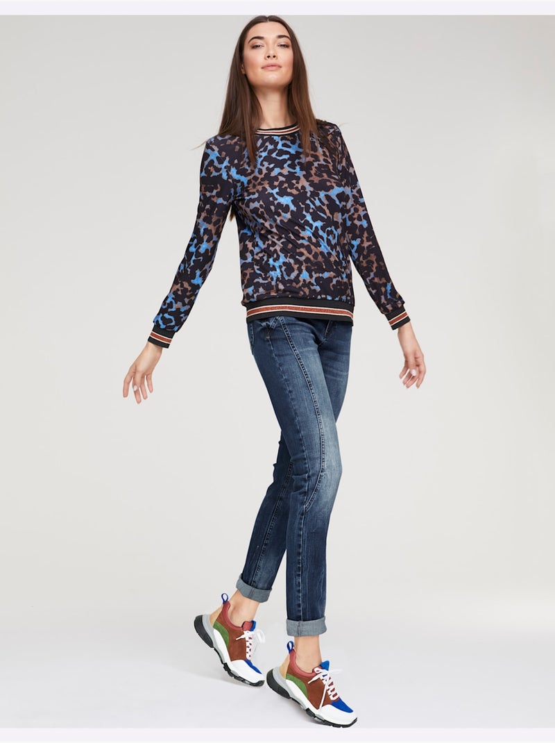 Jean Skinny - Taille Standard - Helline Bleu foncé - Kiabi