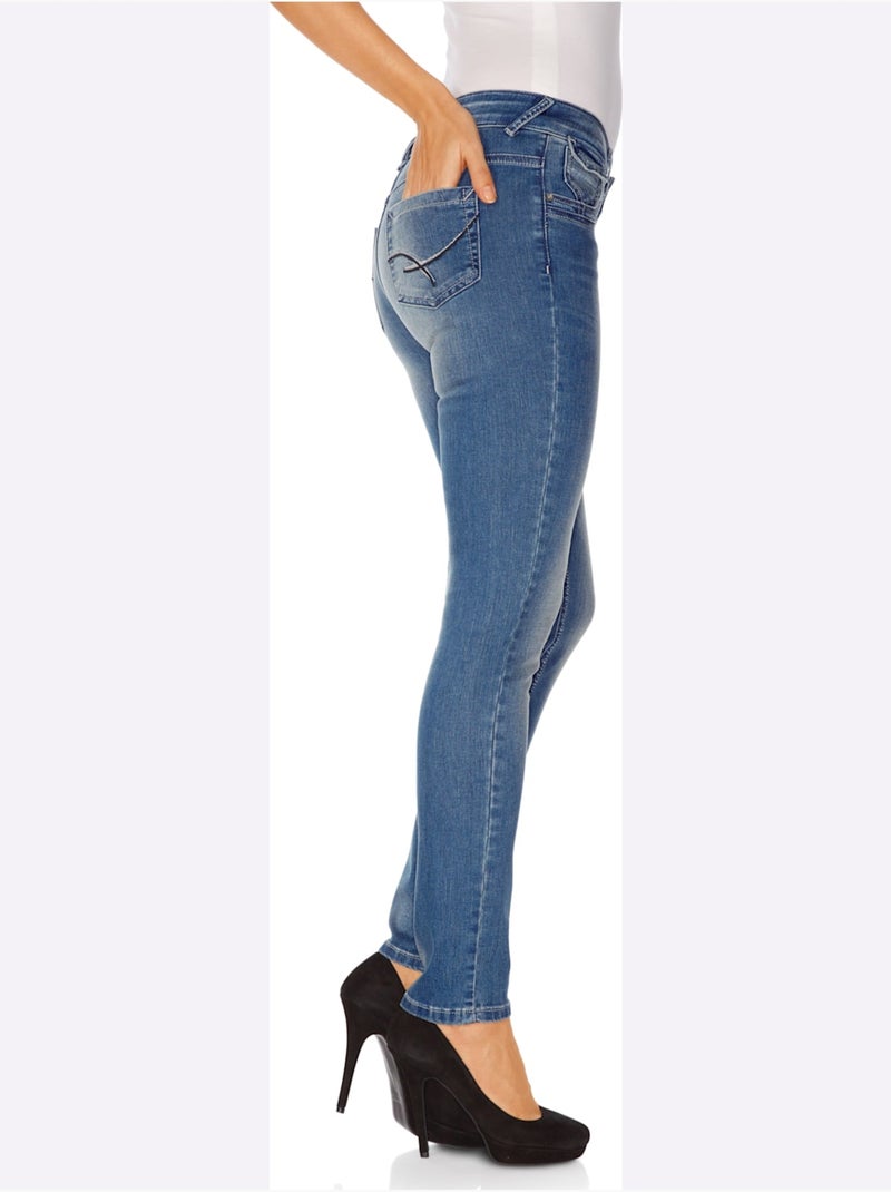 Jean skinny - taille standard - helline Bleu jean - Kiabi