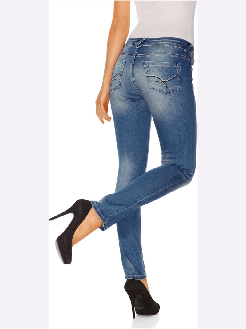 Jean skinny - taille standard - helline Bleu jean - Kiabi