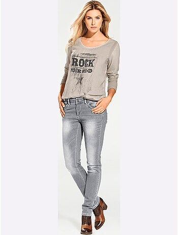 Jean skinny - taille standard - helline