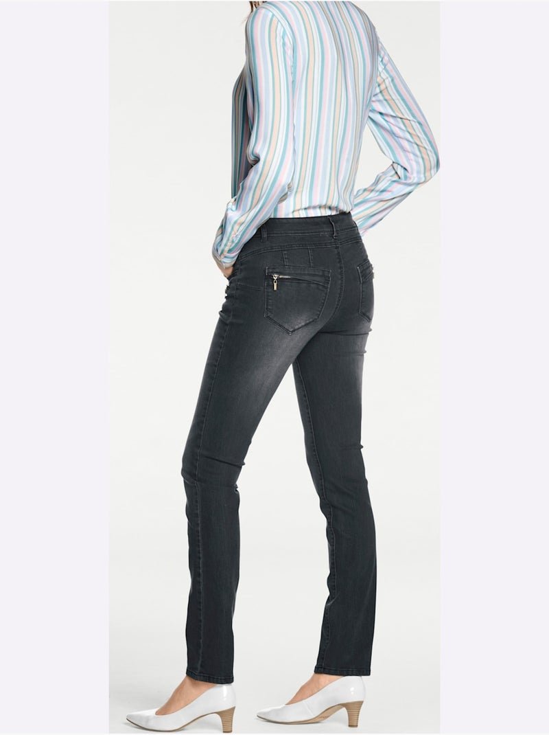 Jean skinny - taille standard - helline Noir - Kiabi