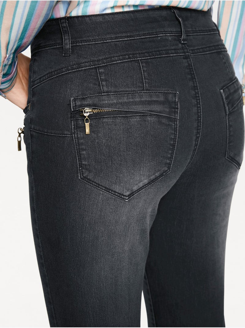 Jean skinny - taille standard - helline Noir - Kiabi