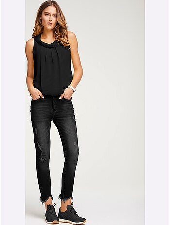 Jean skinny - taille standard - helline