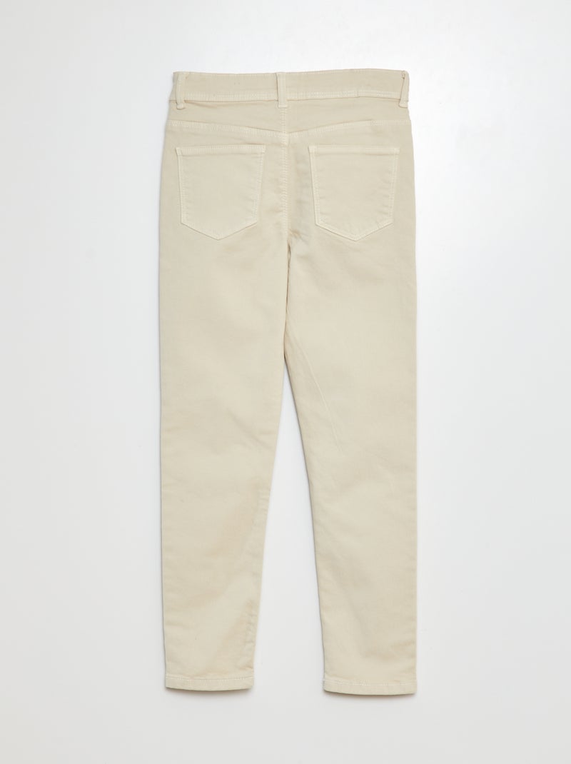 Jean skinny 5 poches BLANC - Kiabi