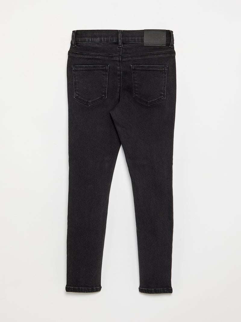 jean skinny 5 poches Noir - Kiabi