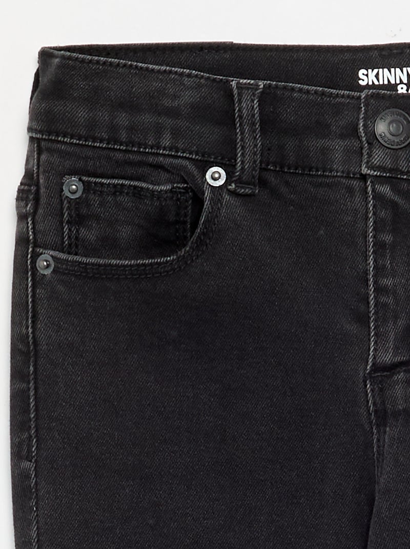 jean skinny 5 poches Noir - Kiabi