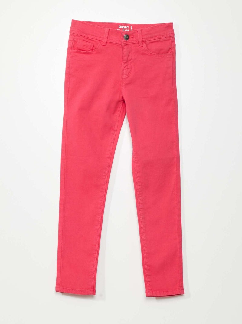 Jean skinny 5 poches Rose - Kiabi