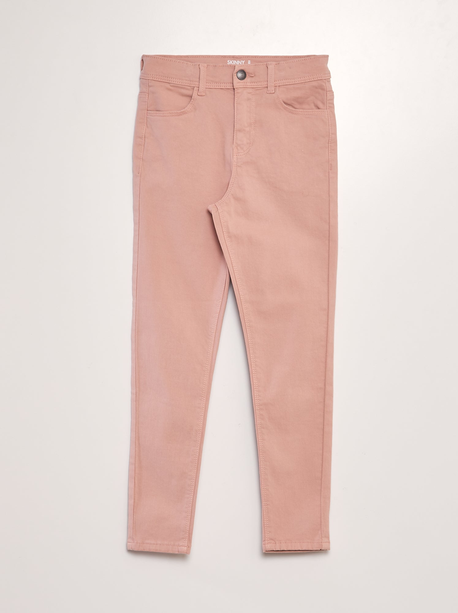 Jeans Skinny Fermé Rose Tendre - Taille 27 (longueur 67 Cm) - Occasion Très Bon état