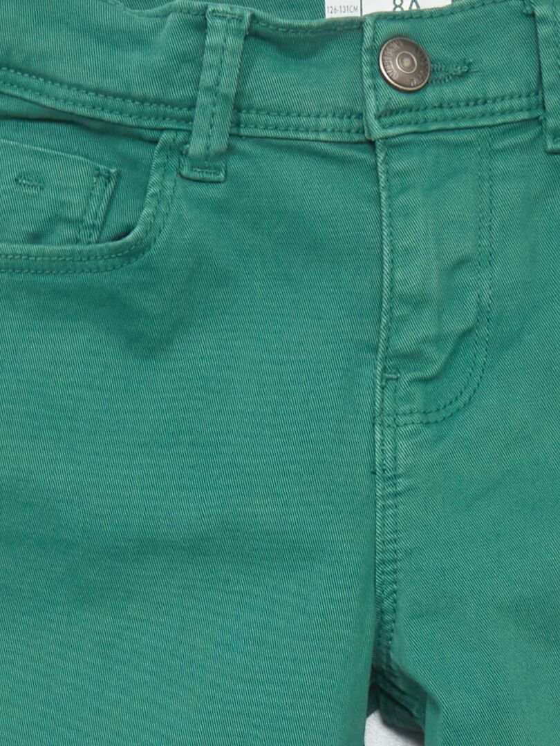 Jean skinny 5 poches Vert - Kiabi
