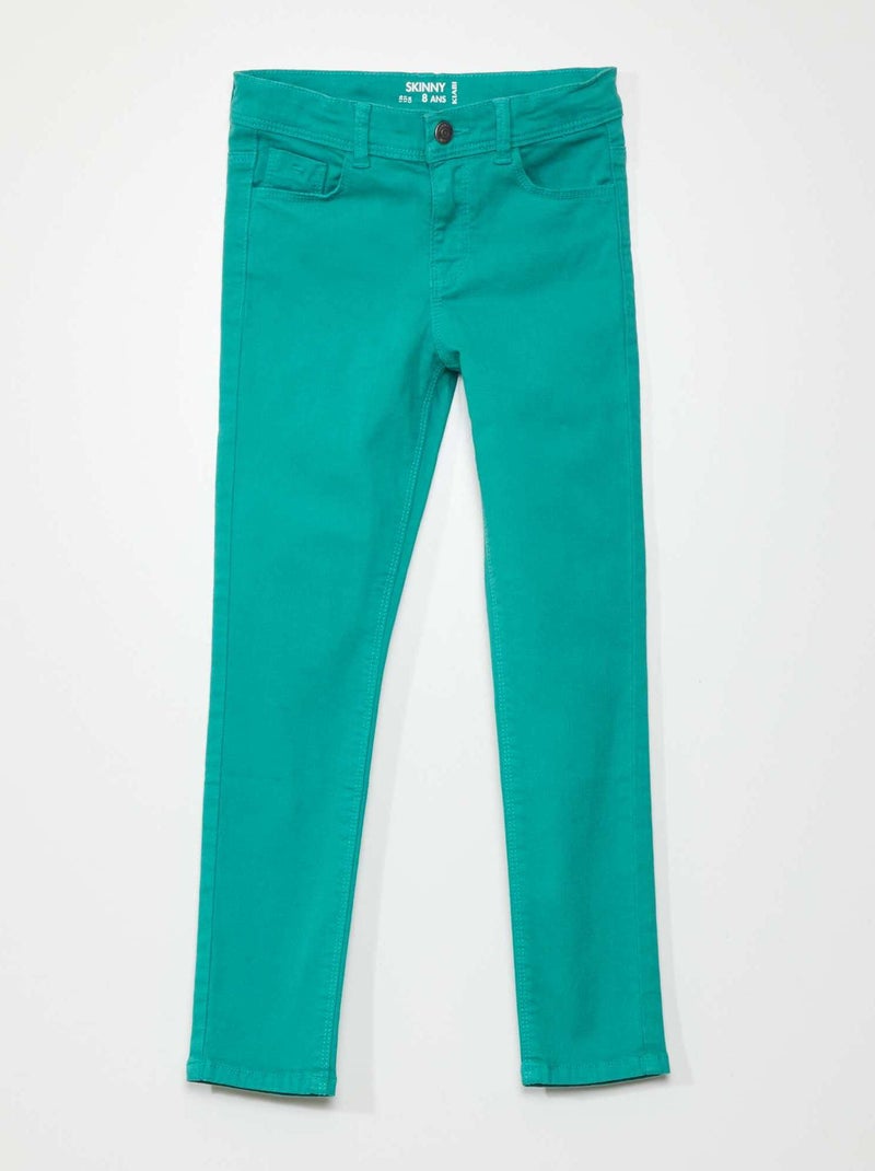Jean skinny 5 poches Vert - Kiabi
