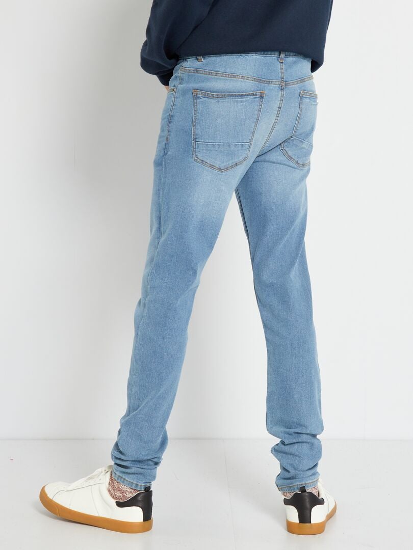 Jean skinny à 5 poches Bleu double stone - Kiabi