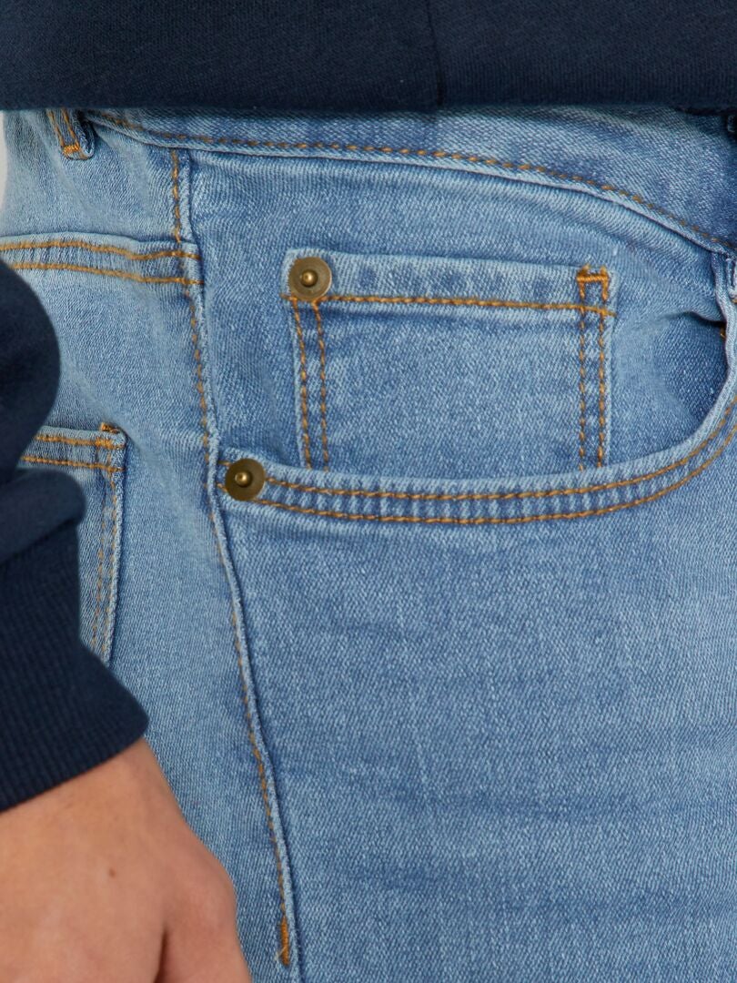 Jean skinny à 5 poches Bleu double stone - Kiabi
