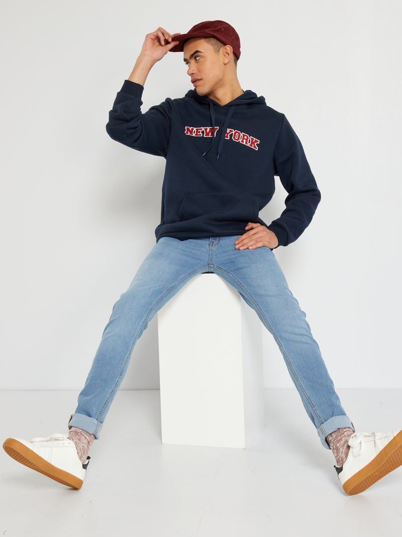 Jean skinny à 5 poches Bleu double stone - Kiabi