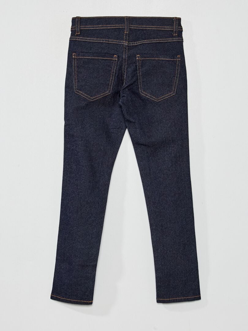Jean skinny à 5 poches bleu foncé - Kiabi