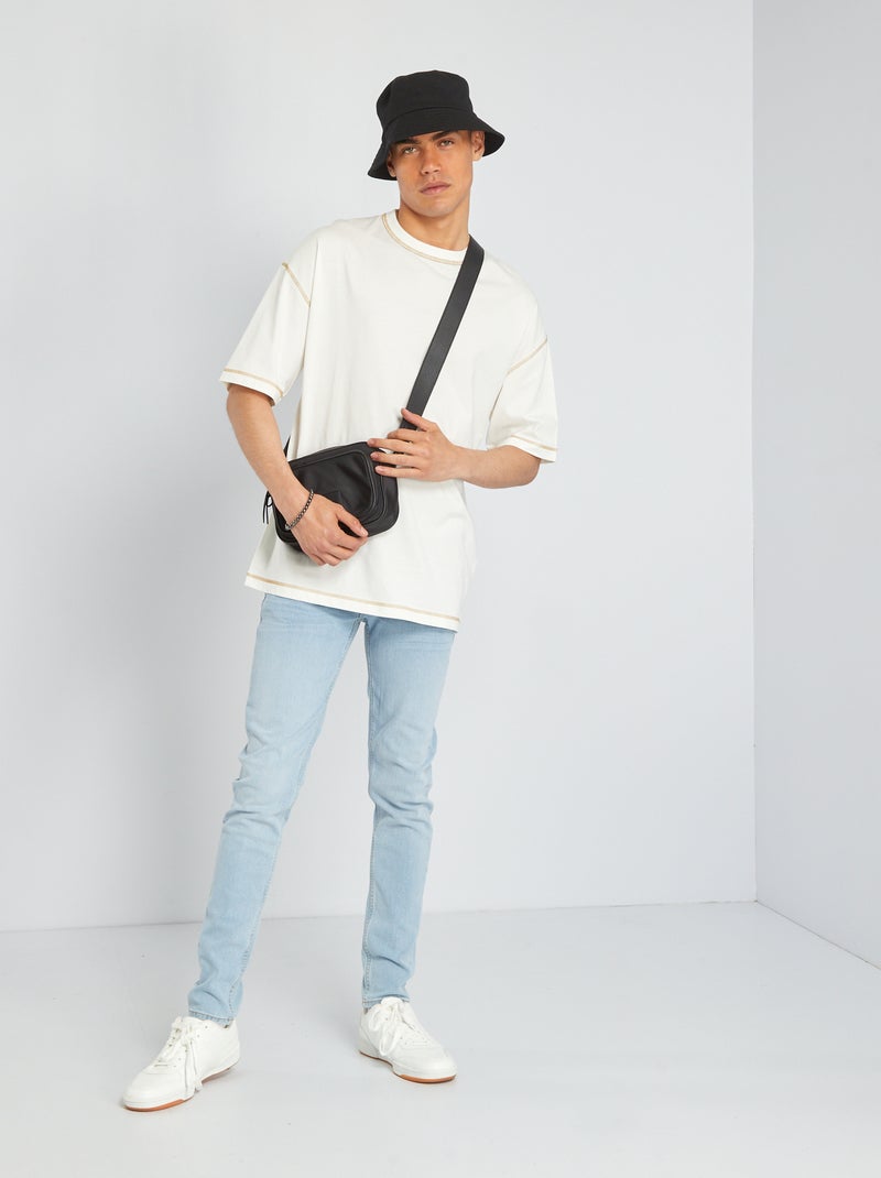 Jean skinny à 5 poches Bleu stone - Kiabi