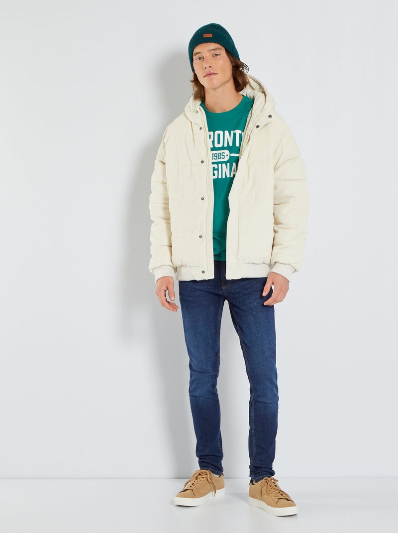 Jean skinny à 5 poches brut - Kiabi