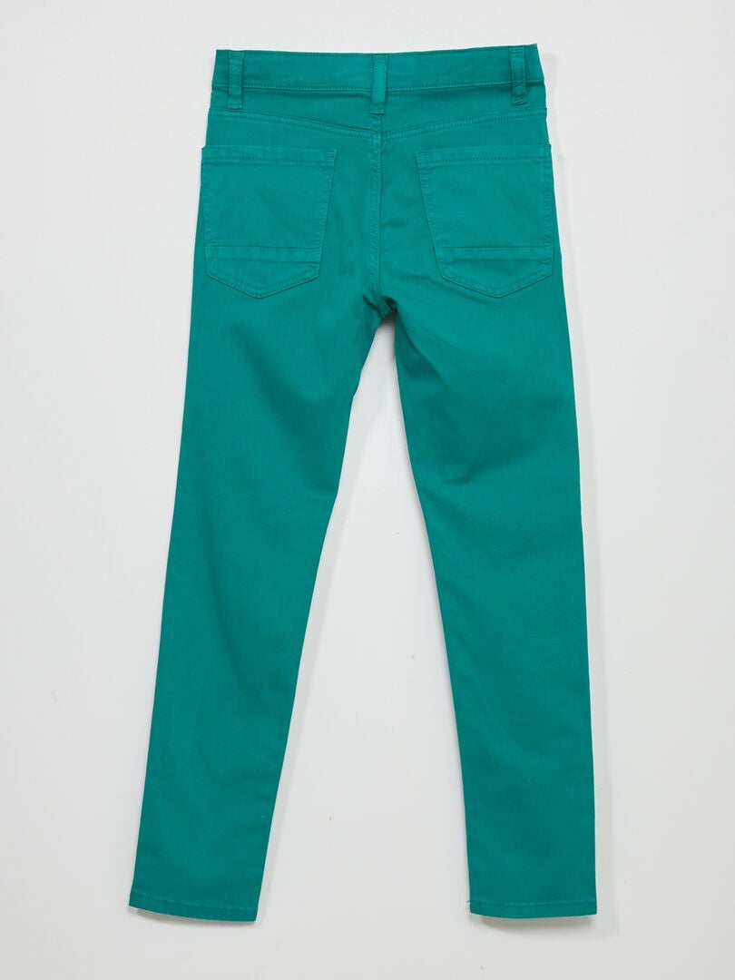 Jean skinny à 5 poches Vert - Kiabi