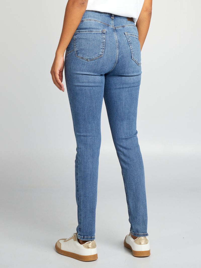 Jean skinny à taille haute - L28 Stone - Kiabi