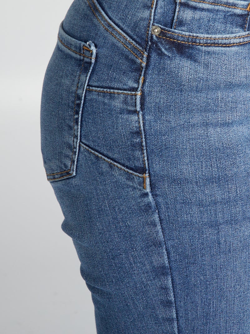 Jean skinny à taille haute - L28 Stone - Kiabi