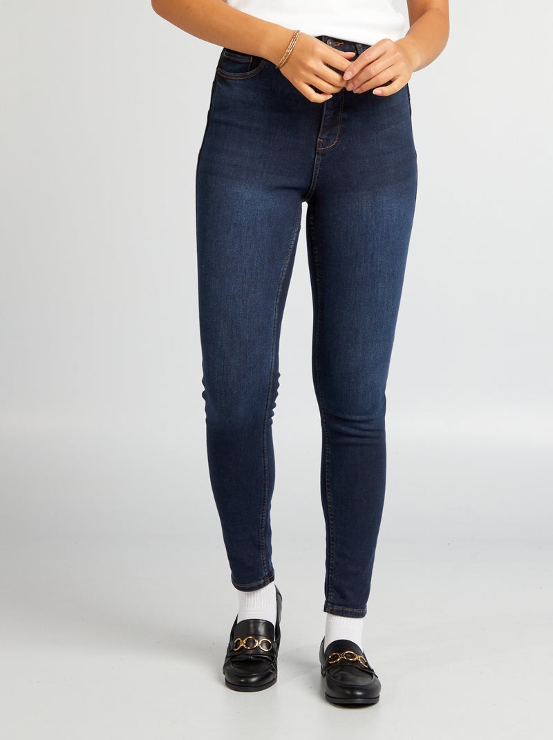 Jean skinny à taille haute - L30 Brut - Kiabi