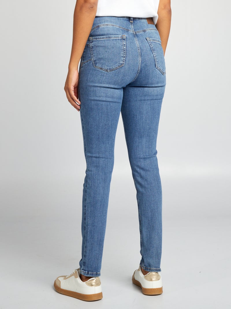 Jean skinny à taille haute - L30 Stone - Kiabi