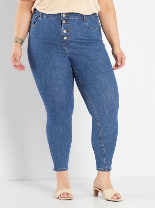 Jean skinny à taille haute - L32 - Kiabi