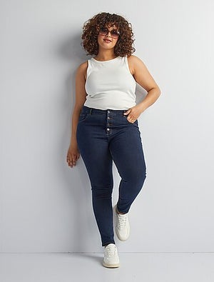 Pantalon D'école Skinny NEXT - Taille Haute, Stretch, Longueur Standard - Pour Collège, Lycée