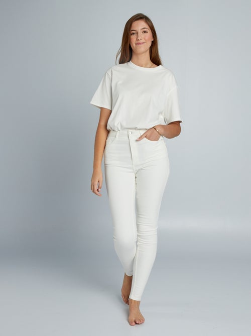 Jean skinny à taille haute - L34 - Kiabi