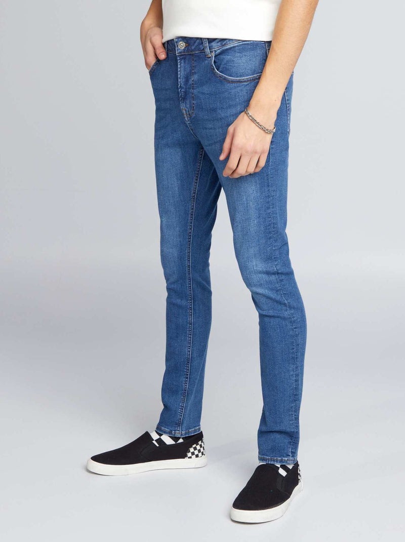 Jean skinny Bleu Ado garçon Kiabi