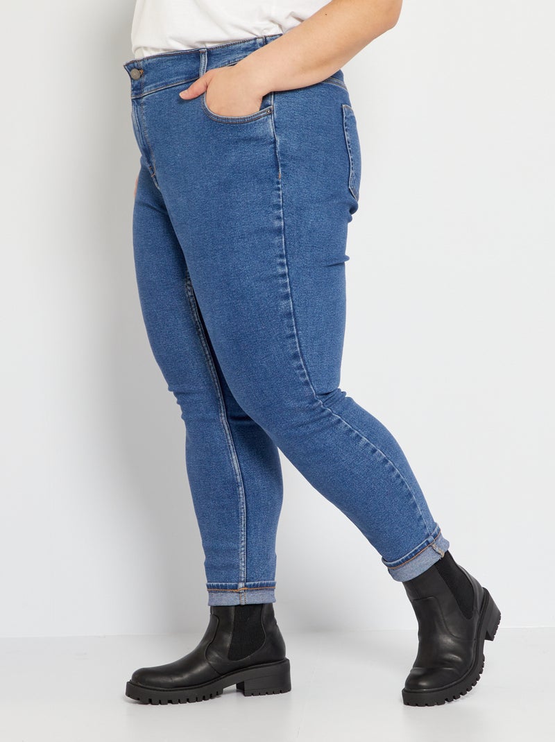 Jean skinny bleu foncé - Kiabi