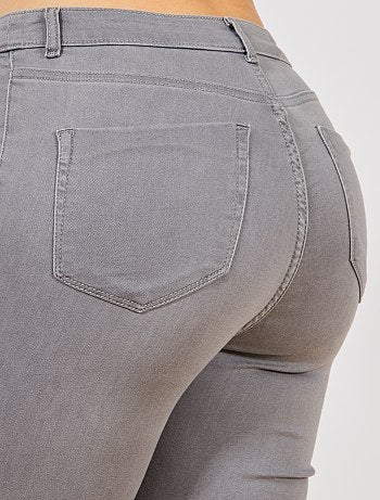 Jean skinny braguette boutonnée - Kiabi