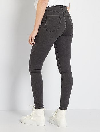 Jean skinny braguette boutonnée - Kiabi