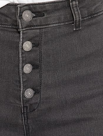 Jean skinny braguette boutonnée - Kiabi