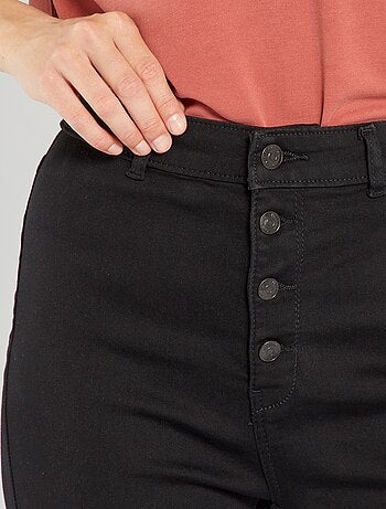 Jean skinny braguette boutonnée - Kiabi