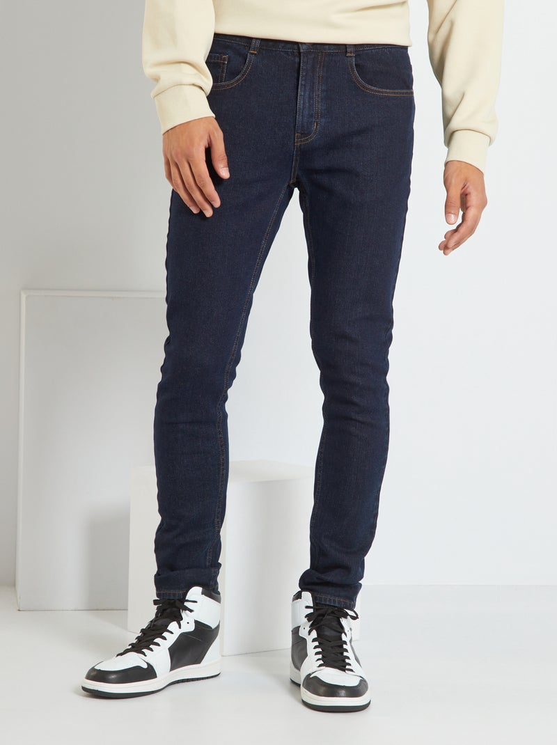 Jean skinny brut Bleu - Kiabi