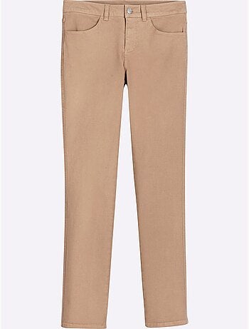 Jean skinny coupe parfaite avec empiècement au dos - taille courte - moda vilona