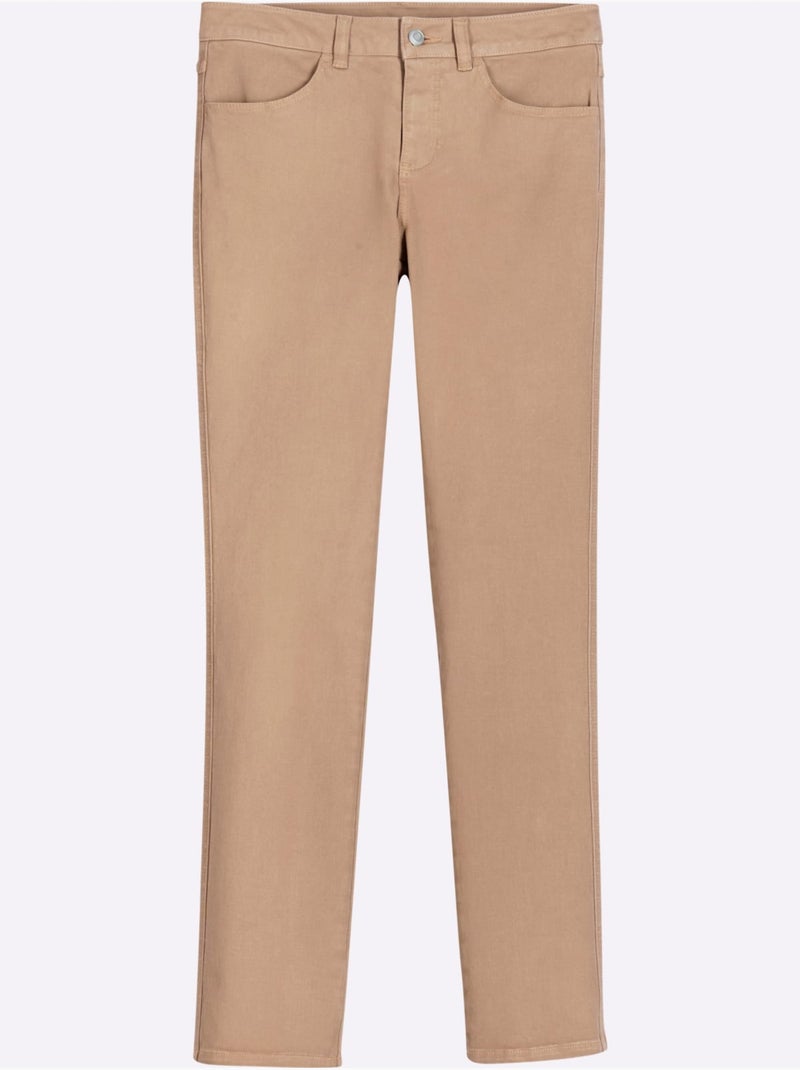Jean skinny coupe parfaite avec empiècement au dos - taille courte - moda vilona Doré - Kiabi