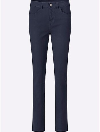 Jean skinny coupe parfaite avec empiècement au dos - taille standard - moda vilona