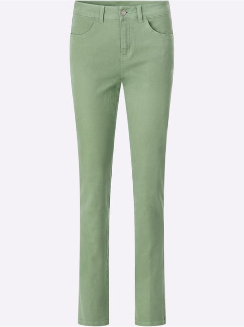 Jean skinny coupe parfaite avec empiècement au dos - taille standard - moda vilona - Kiabi Jean skinny coupe parfaite avec empiècement au dos - taille standard - moda vilona - Kiabi